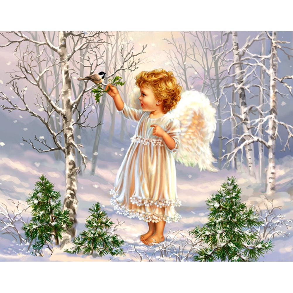

30*25CM - Little Angels - Special Shaped Diamond Painting, 501 Original