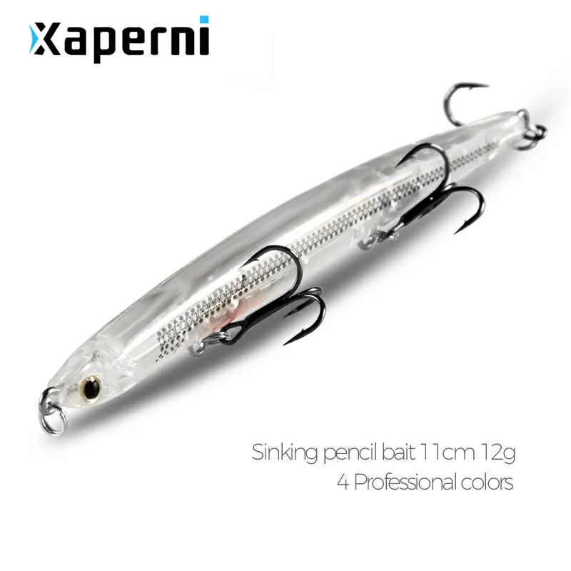 Xaperni professional  Hot Fishing lures 11cm 12g Sinking pencil bait lure High Quality Hard Baits Good Action Wobblers