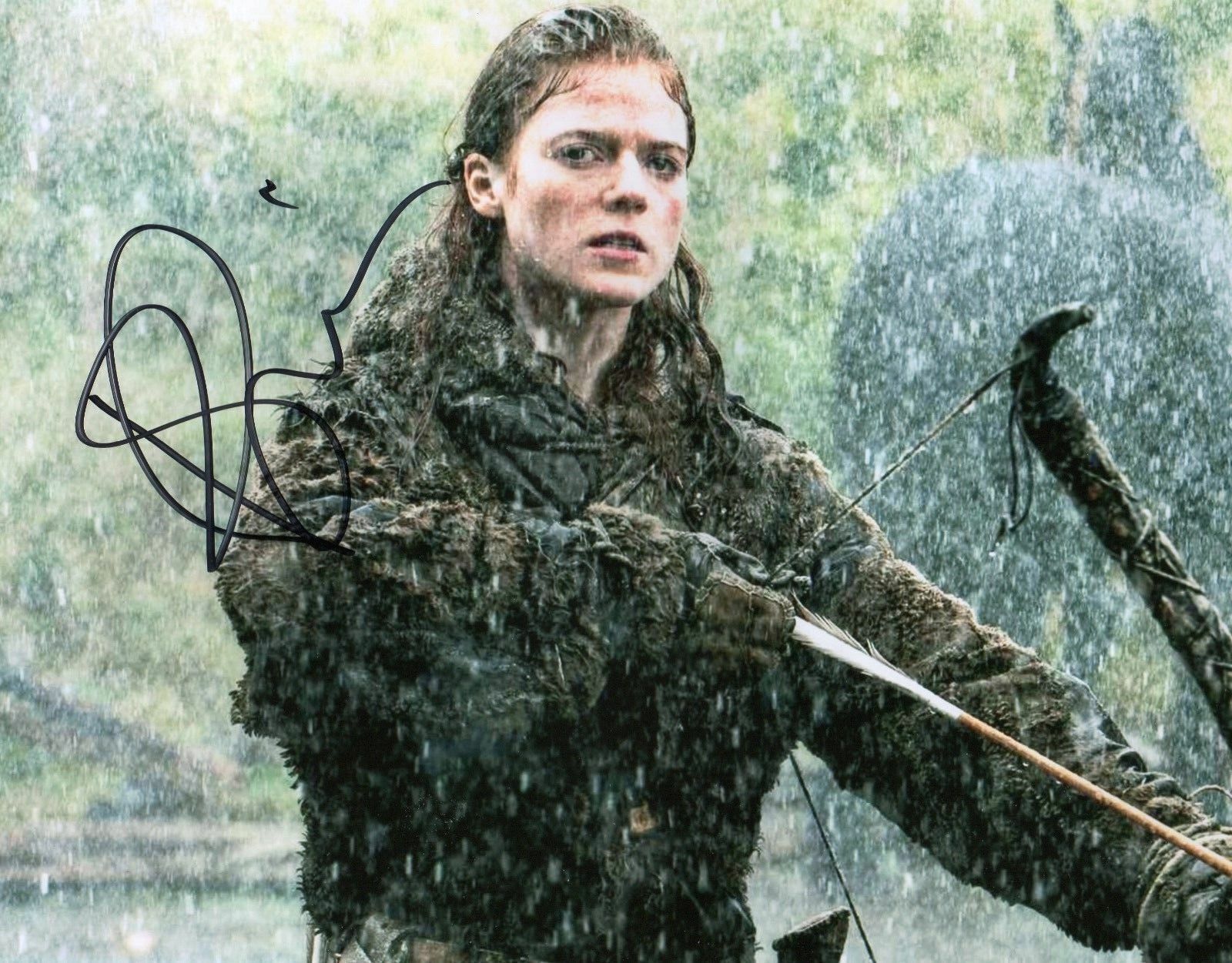 ROSE LESLIE - GAME OF THRONES AUTOGRAPHED SIGNED A4 PP POSTER Photo Poster painting PRINT 1