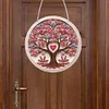 Diamond Painting Acrylic Single-Side Heart Tree of Life Hanging Pendant Home Decor