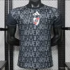 Player Version 26/27 River Plate Away Black with All-Over Letter Print Jersey