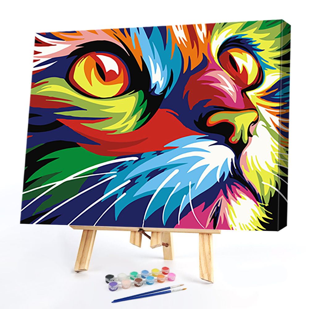 

40*50CM Paint By Numbers-Cat, 501 Original