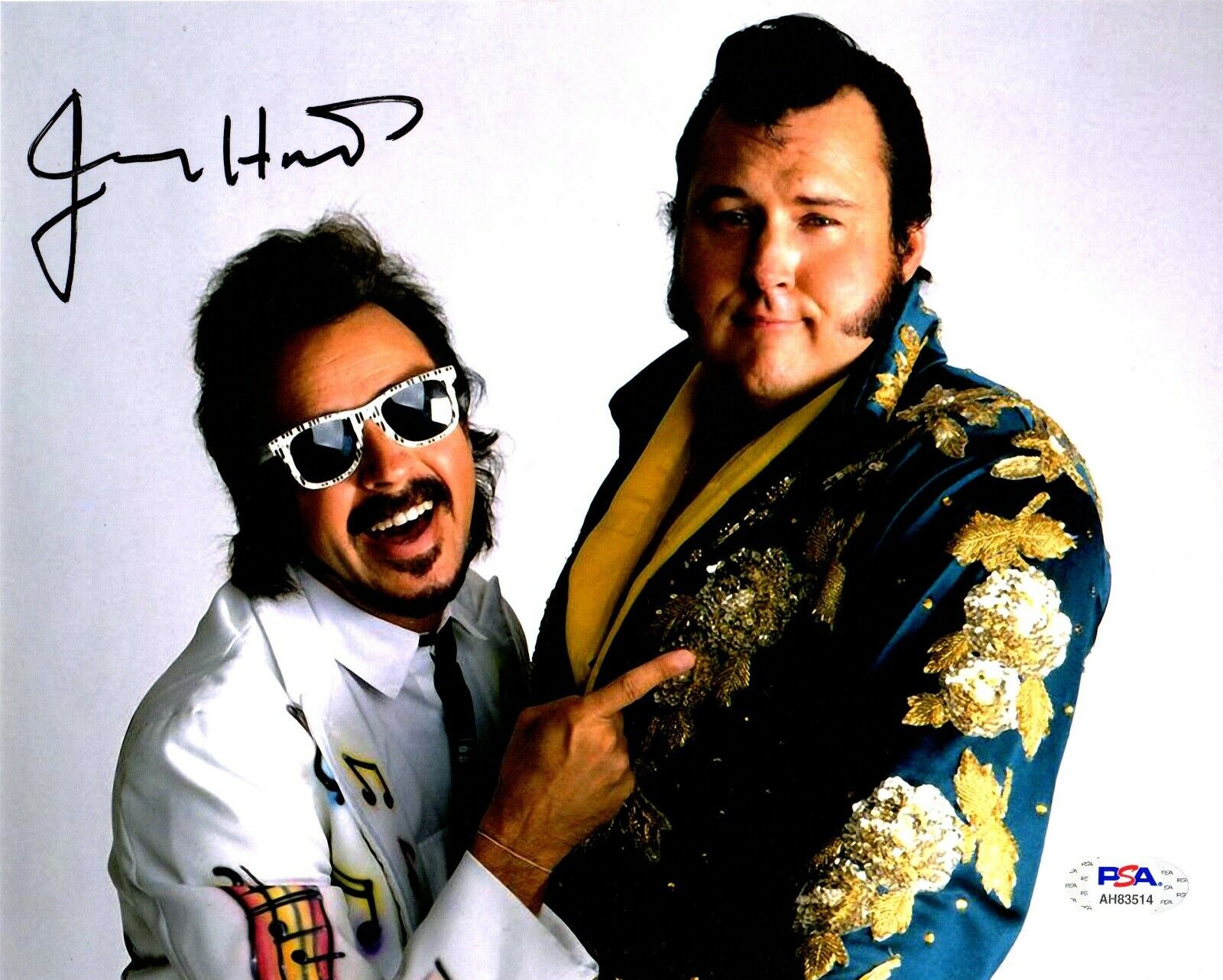 Jimmy Hart autographed signed 8x10 Photo Poster painting WWE PSA COA Mouth of the South