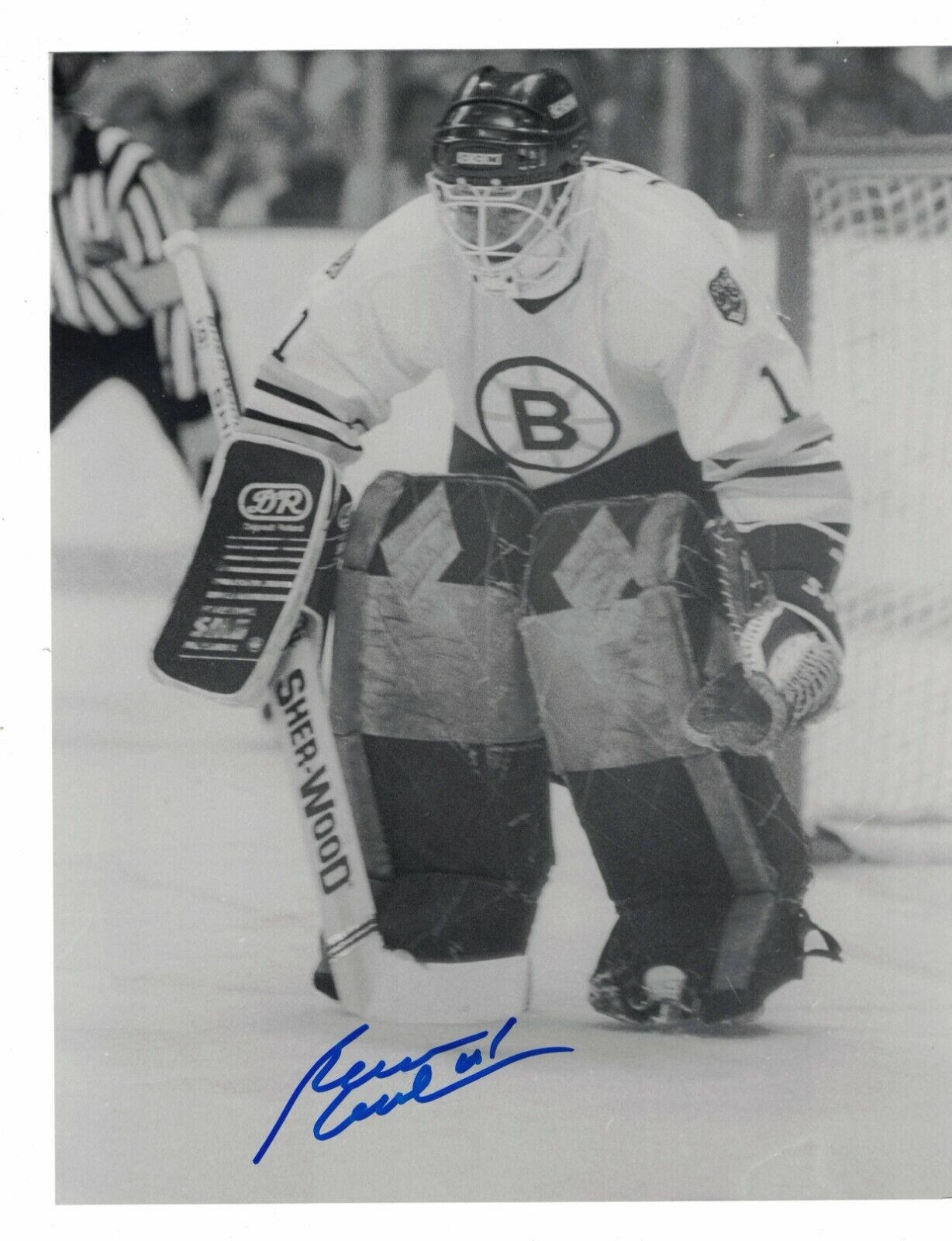 Reggie Lemelin Boston Bruins Signed 8 x 10