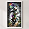 Magic Witch-14CT Stamped Cross Stitch 40*70cm/15.75*27.56in(Big Size)