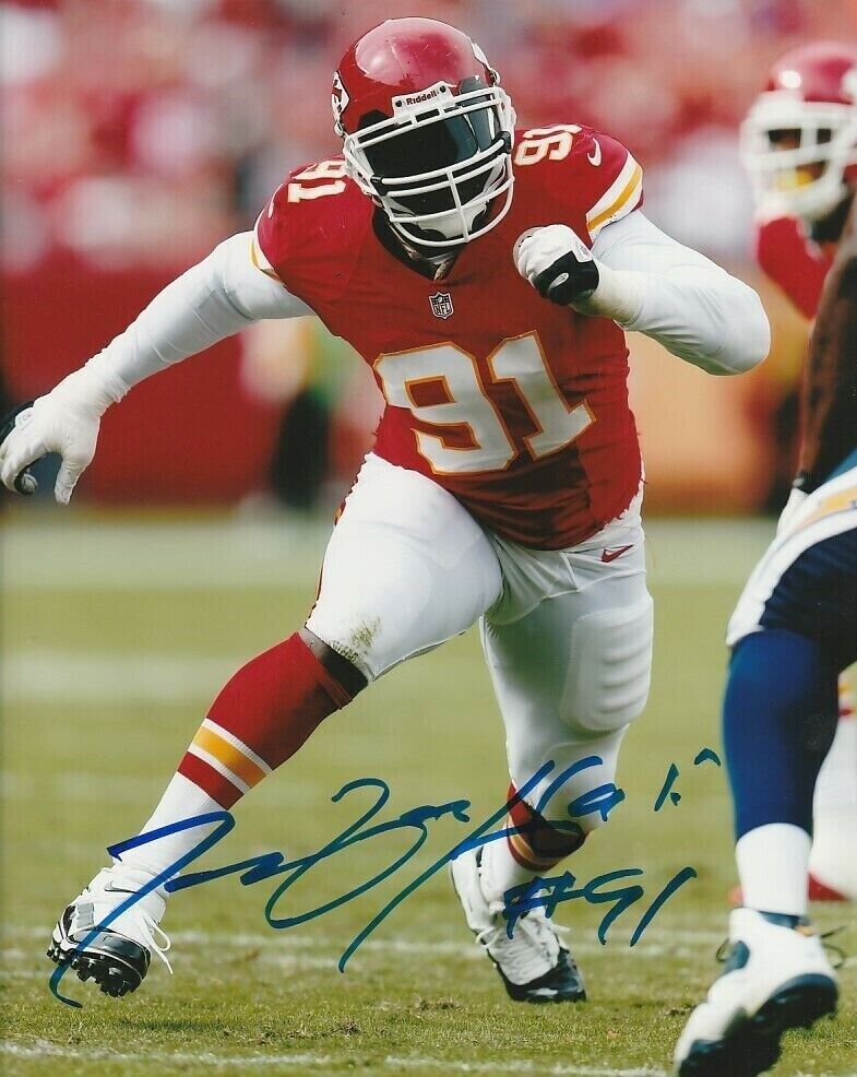 Tamba Hali Autographed Signed 8x10 Photo Poster painting ( Chiefs ) REPRINT