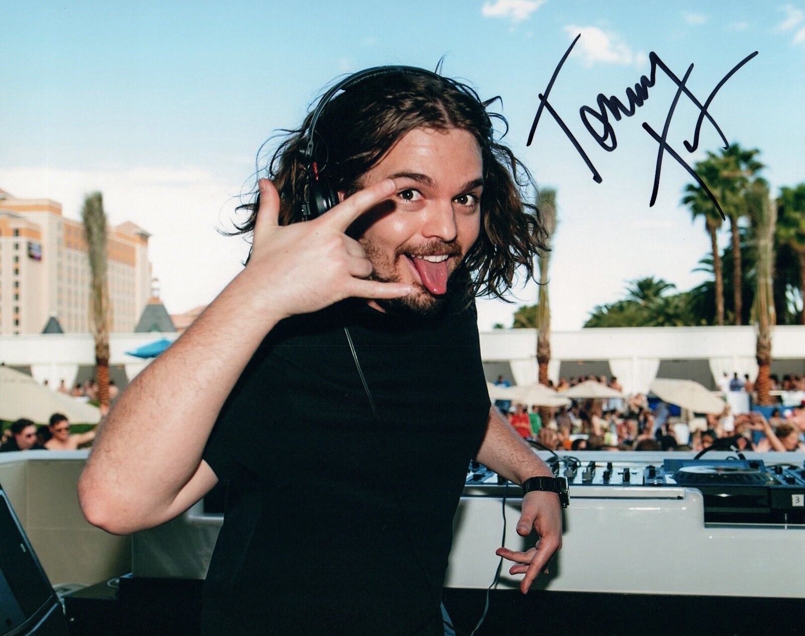 Tommy Trash Signed Autographed 8x10 Photo Poster painting EDM DJ Producer COA VD