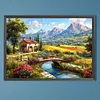 Paysage naturel-perceuse ronde peinture diamant-50*35cm