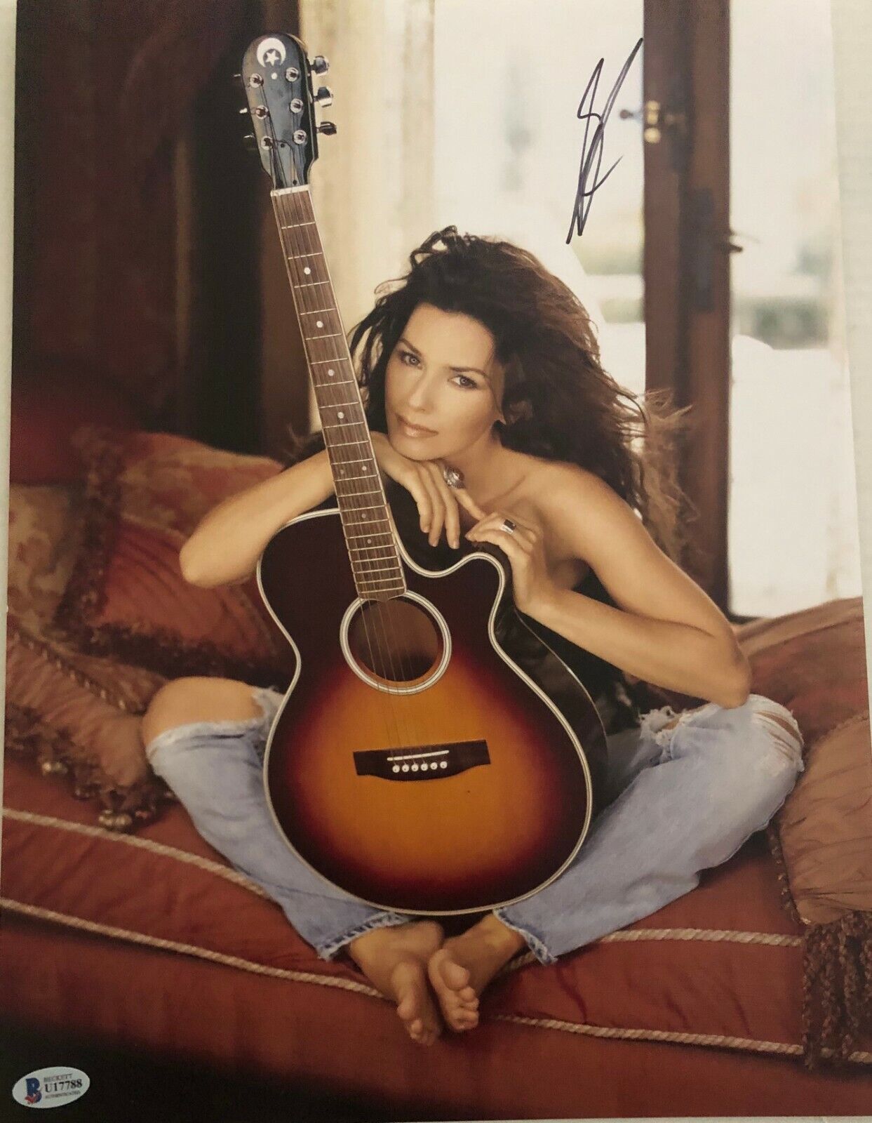 Shania Twain **HAND SIGNED** 16x12 Photo Poster painting ~ AUTOGRAPHED ~ Beckett BAS