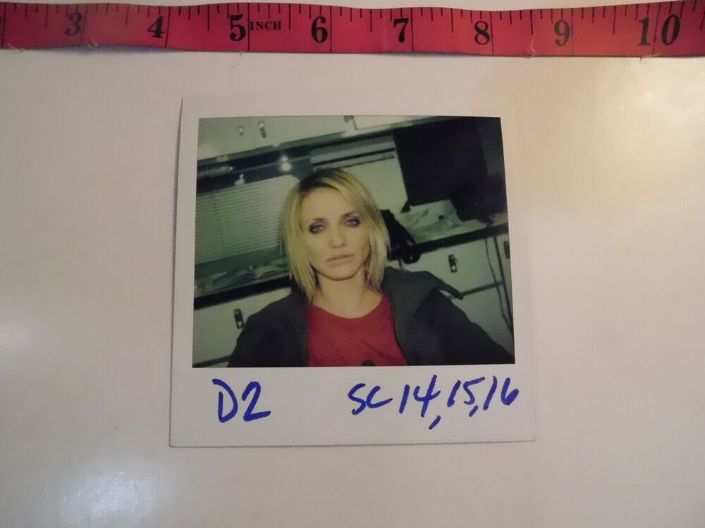 Cameron Diaz Photo Poster painting snap shots 90's on-set lighting Photo Poster painting  B21-#1