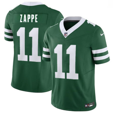 Men's New York Jets #11 Bailey Zappe Green 2026 F.U.S.E. Vapor Untouchable Limited Stitched Jersey