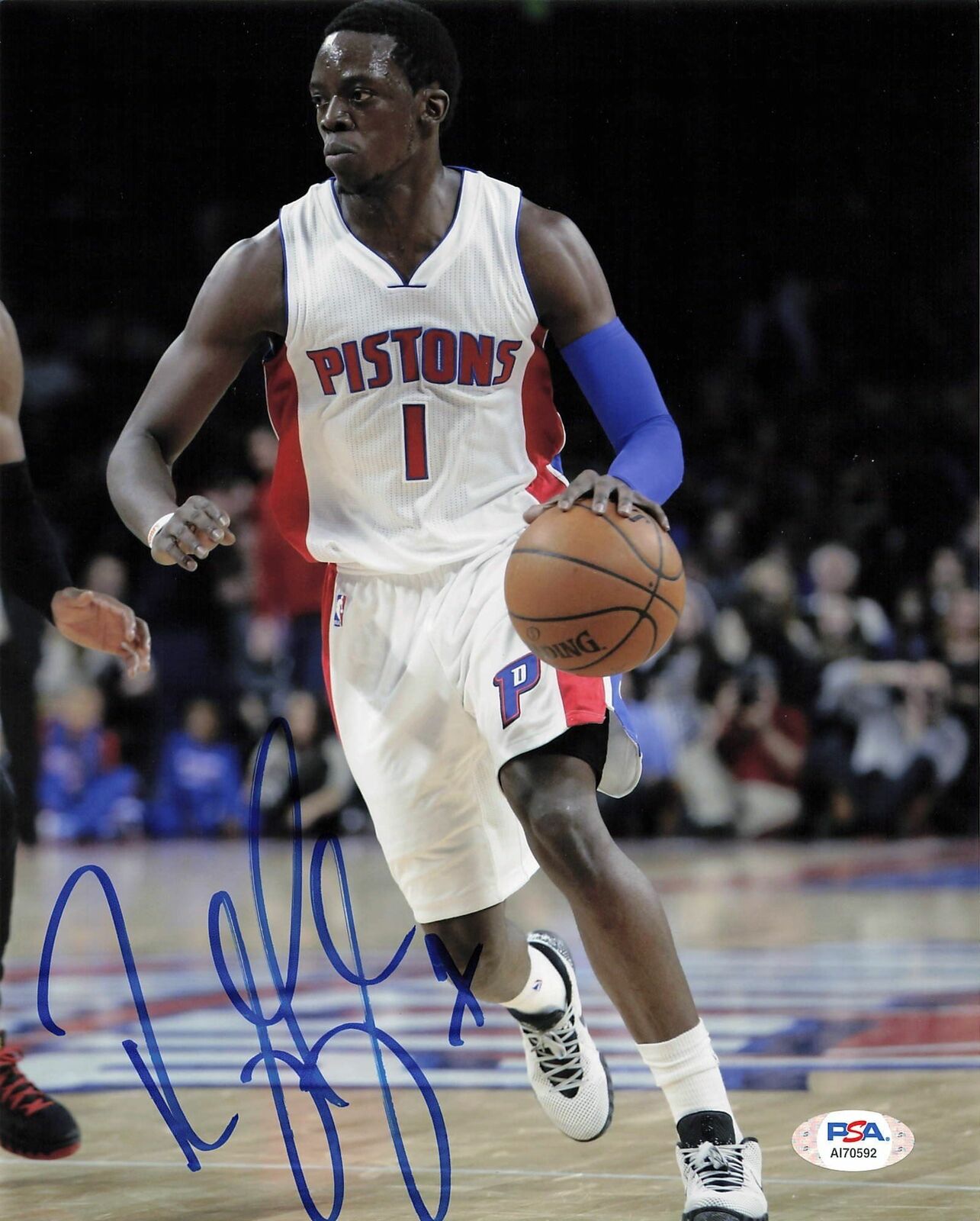 Reggie Jackson signed 8x10 Photo Poster painting PSA/DNA Detroit Pistons Autographed