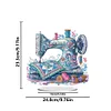 Acrylic Flower Sewing Machine - 5D DIY Craft Ornament