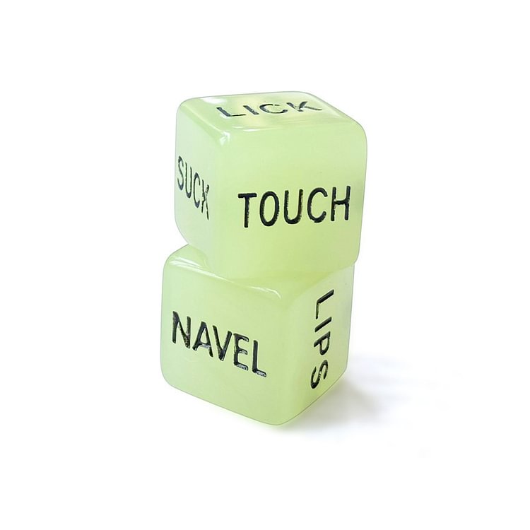 Erotic Dice Couple Glow-in-the-Dark Positions Flirtation Adult Sex Toys
