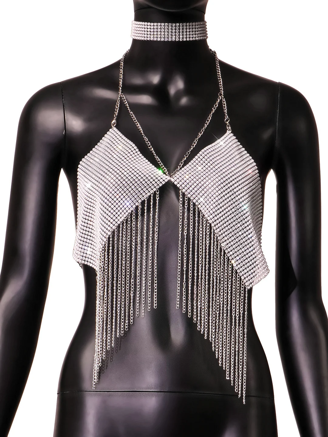 Brownm Brownm Type Sequins Slim Short Money Inside The Sling Type Anti-Light Black Small Vest DYJ2048