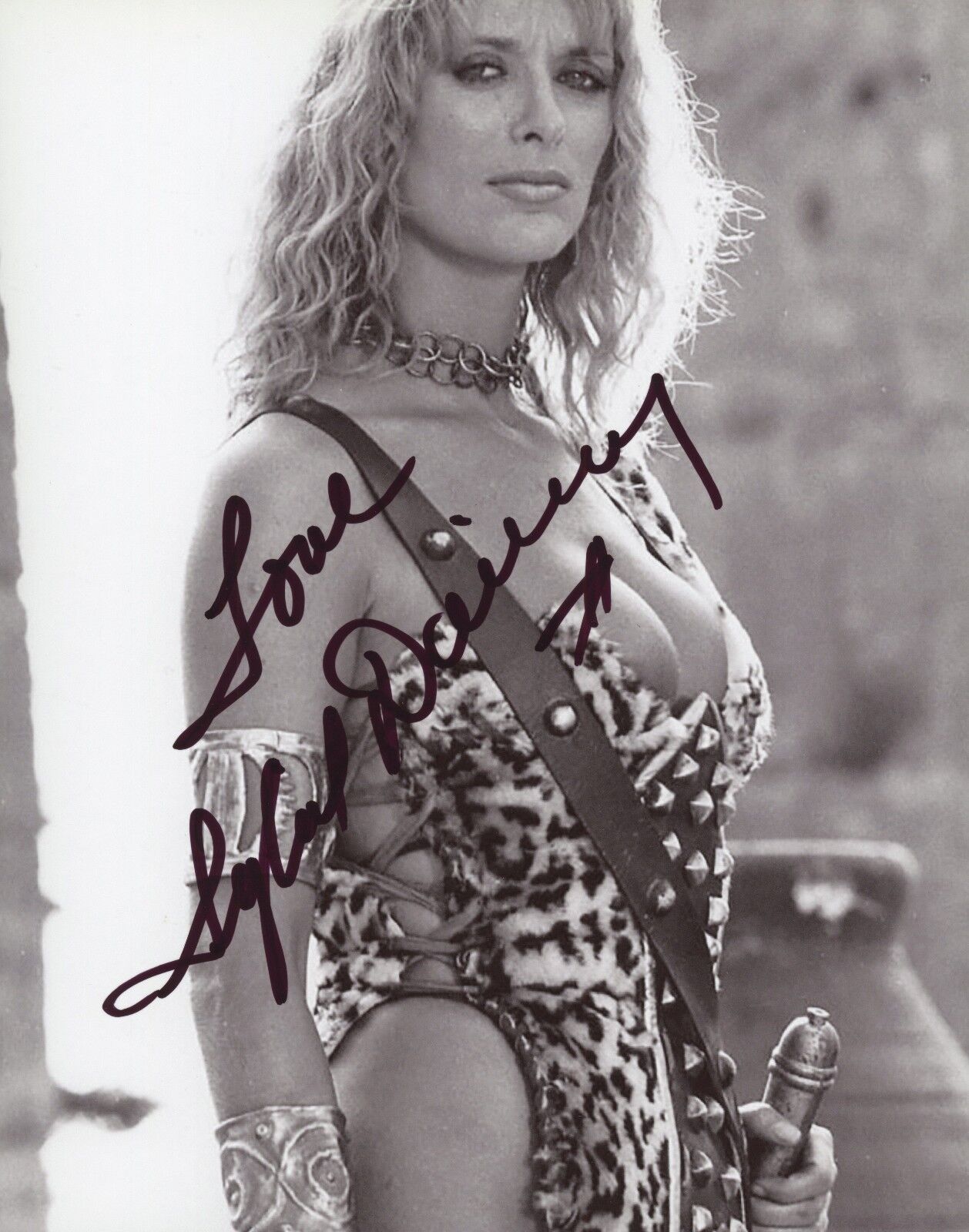 ~~ SYBIL DANNING Authentic Hand-Signed SEXY WARRIOR