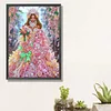 Girl - Diamond Painting - Partial Special Shaped Drill(Canvas|30*40cm)