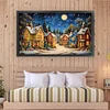 Starry Night In A European Town-11CT Stamped Cross Stitch 50*85cm/19.69*33.46in(Big Size) tapestrymarket