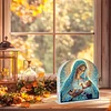 (US Only)Mary DIY Diamond Painting Napkin Holder Kit Unique Gift for Friends Family