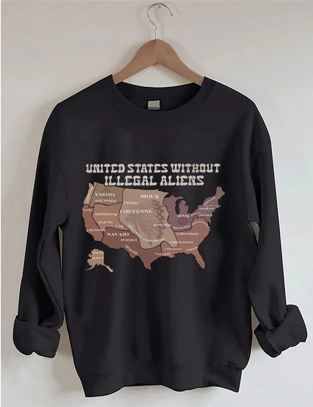 United States Without Illegal Aliens Sweatshirt
