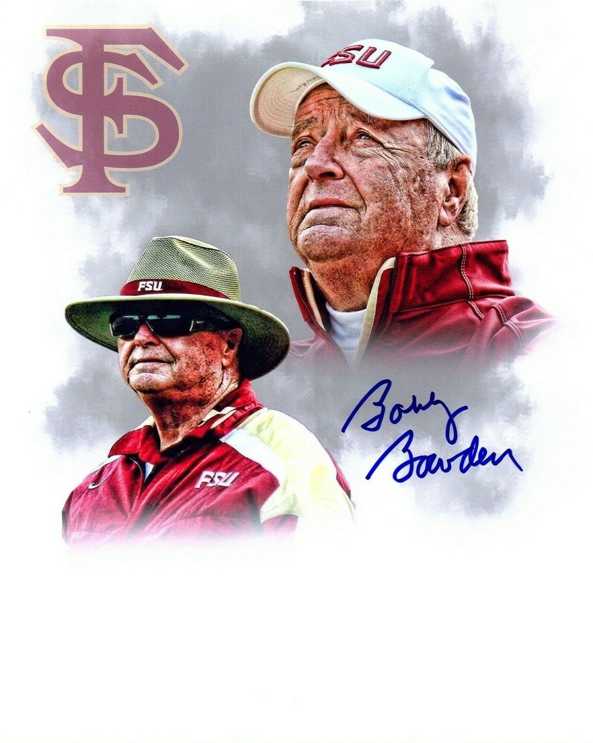 Bobby Bowden Florida State Seminoles signed autographed 8x10 football Photo Poster painting