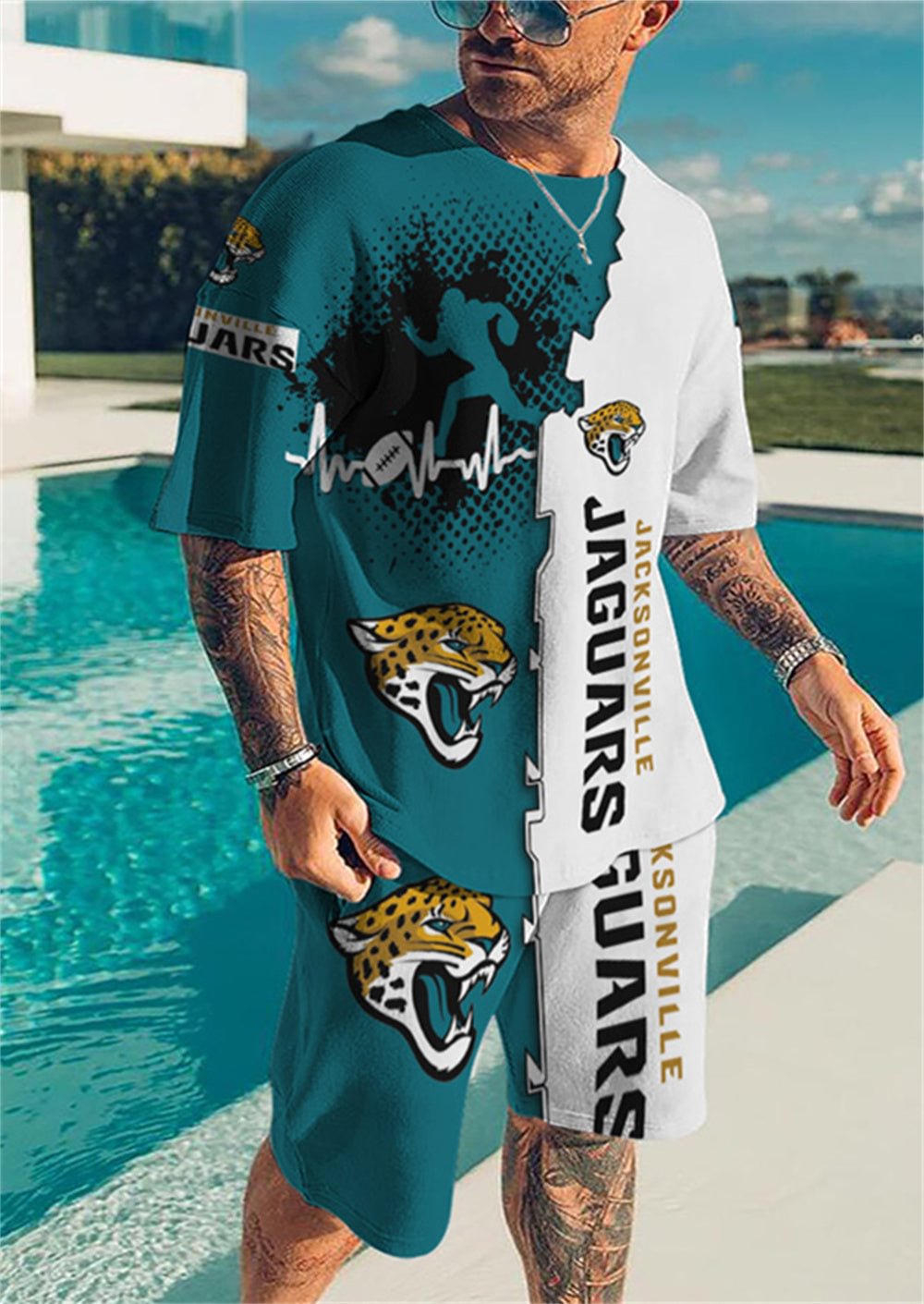 Jacksonville Jaguars
Limited Edition Top And Shorts Two-Piece Suits