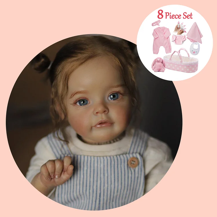 Authentic Reborns 17" & 22" Realistic Beautiful Reborn Toddler Girls Baby Doll Alayna Rebornartdoll® RSAW-Rebornartdoll®