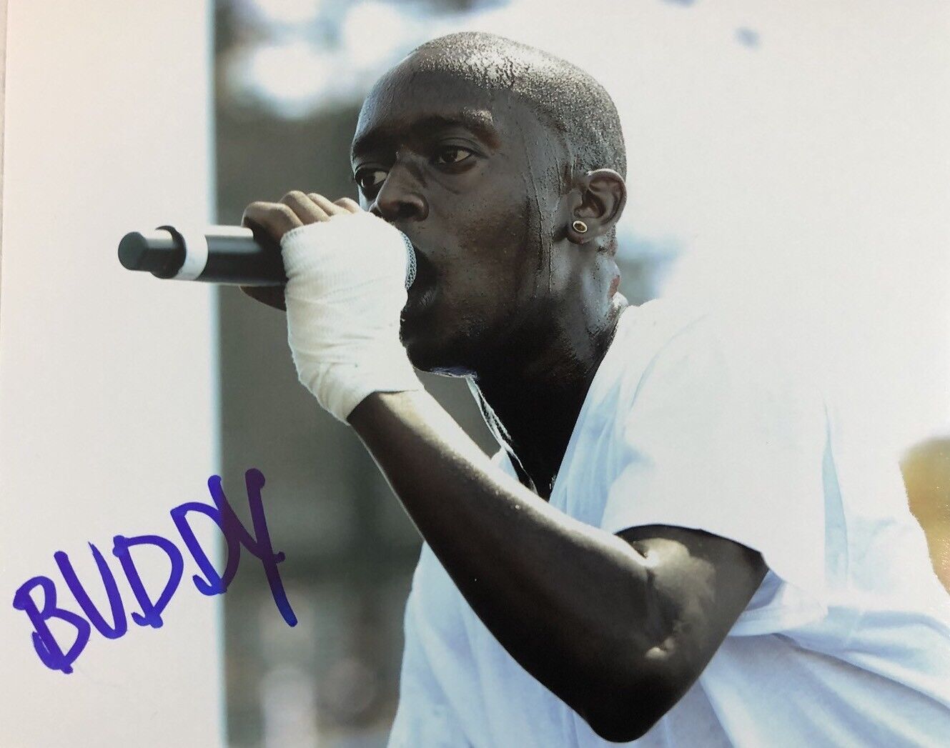 BUDDY HAND SIGNED 8x10 Photo Poster painting RAPPER AUTOGRAPHED VERY RARE AUTHENTIC HOT