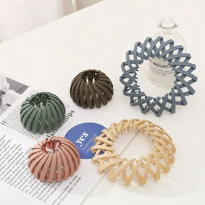Lazy Bird's Nest Plate Hairpin