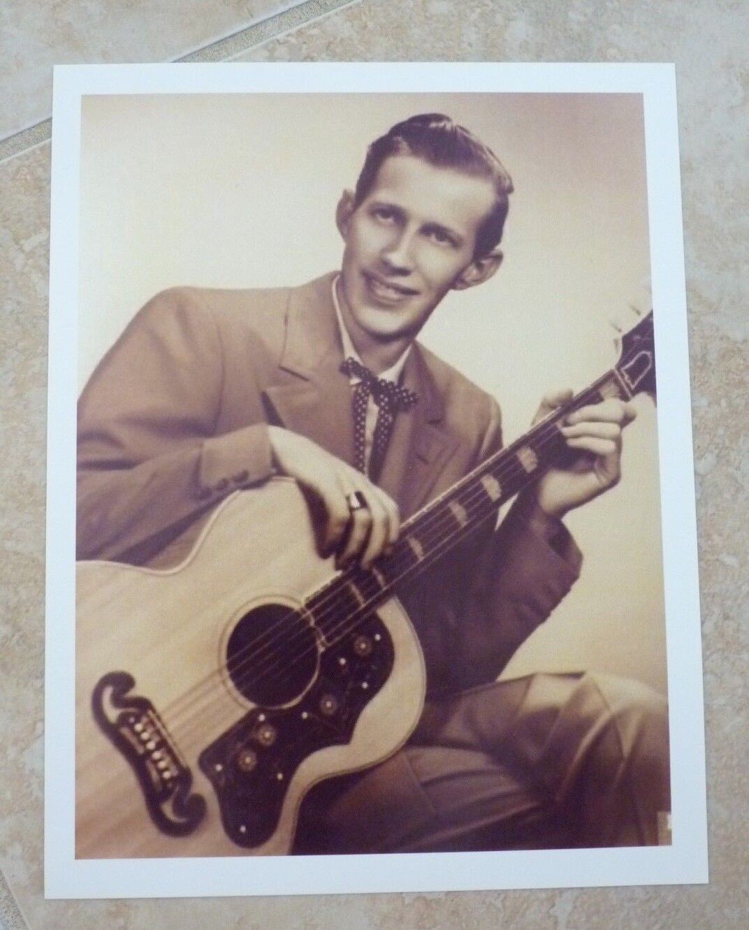 Porter Wagoner 8.5x11 Laser Print Photo Poster painting Sepia Early Country Music