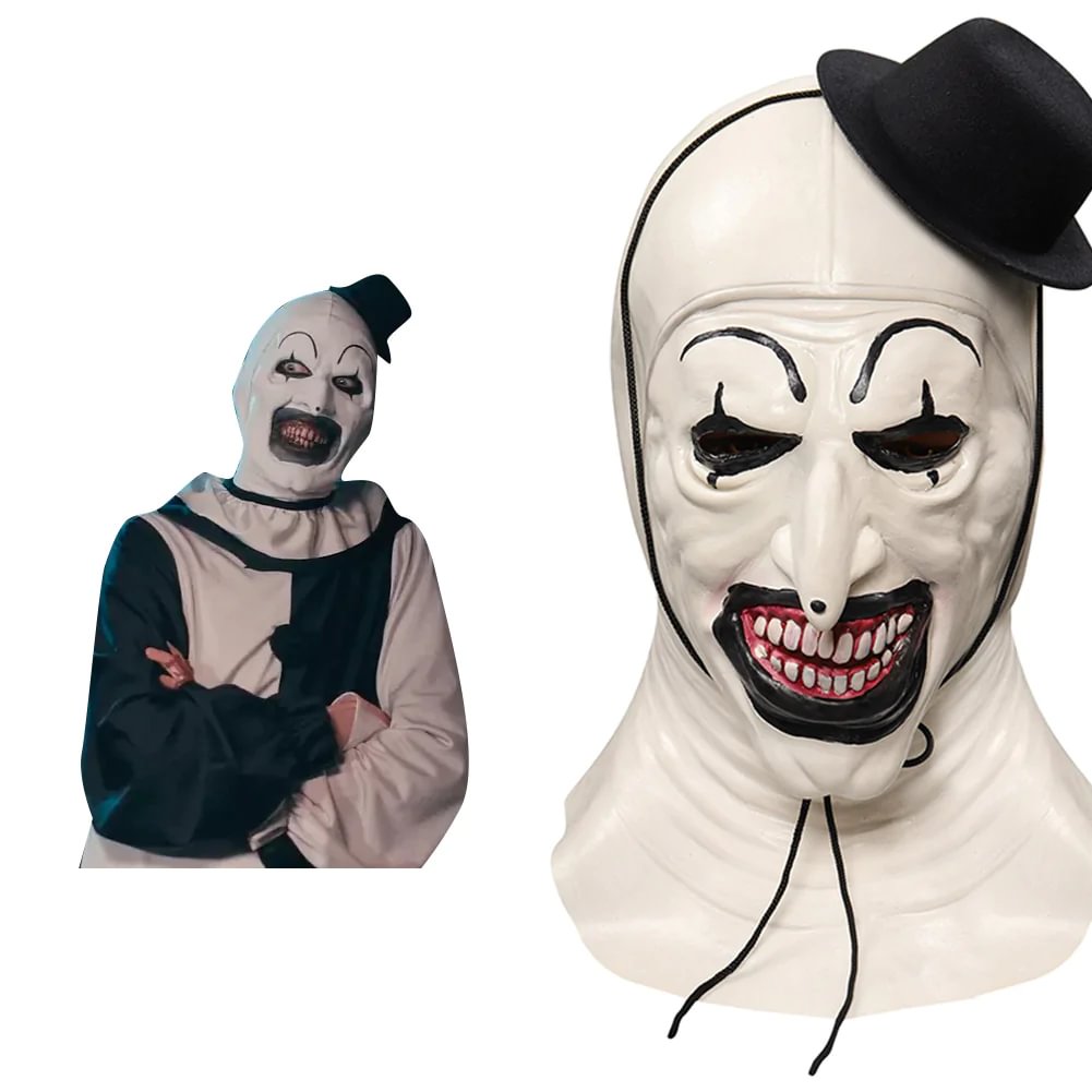 Terrifier 2 Art the Clown Mask Cosplay Latex Masks Helmet Masquerade