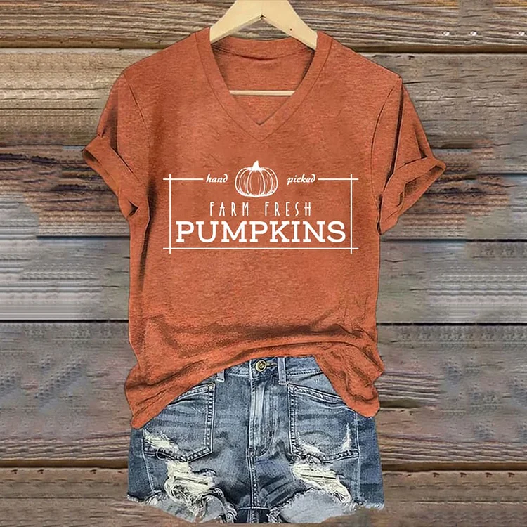 Women's Hagrid’s Pumpkin Patch Print T-Shirt