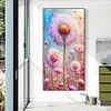 Pink Dandelions-Full Round Diamond Painting(40x70cm)