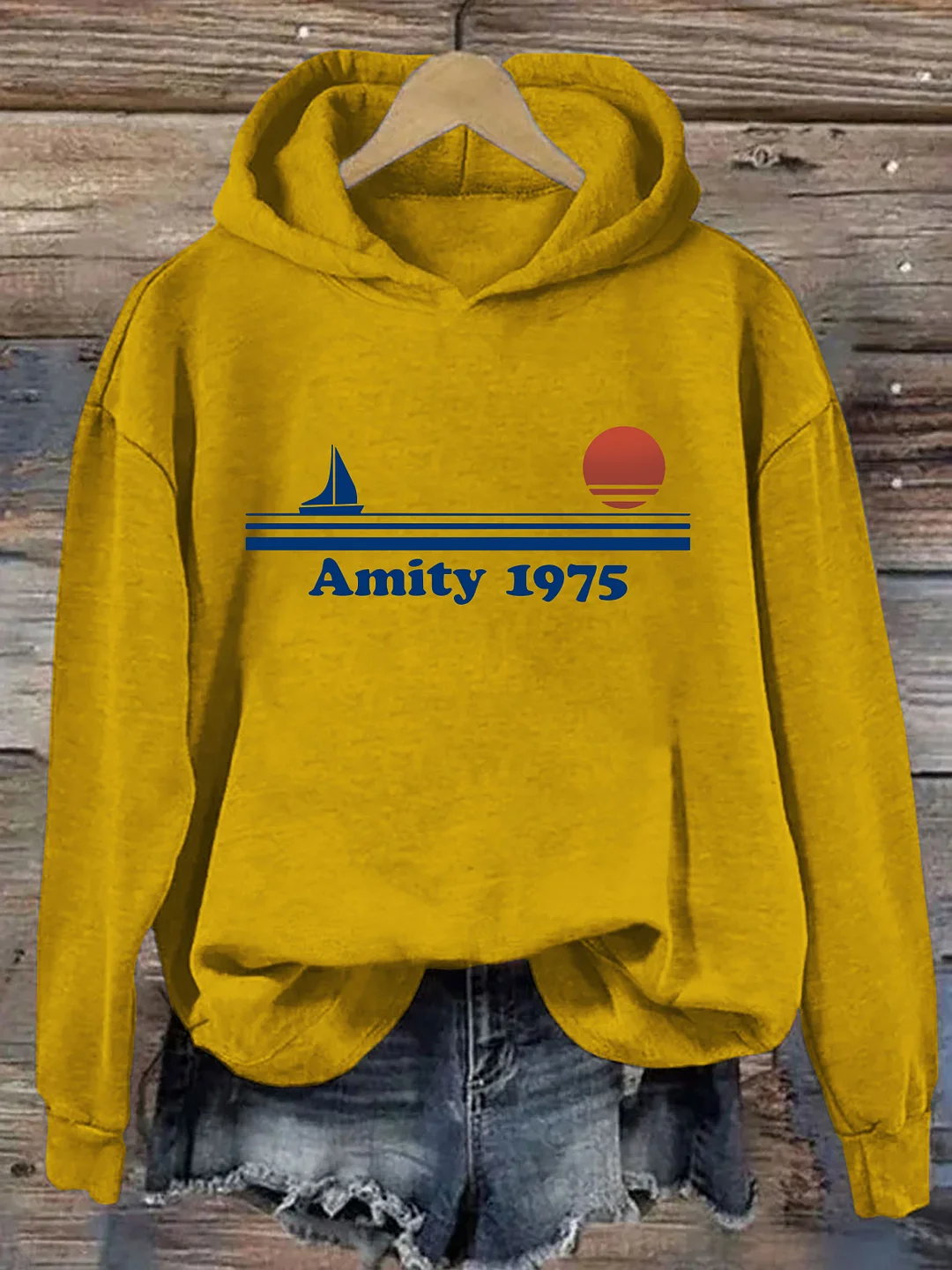 Jaws Amity 1975 Hoodie