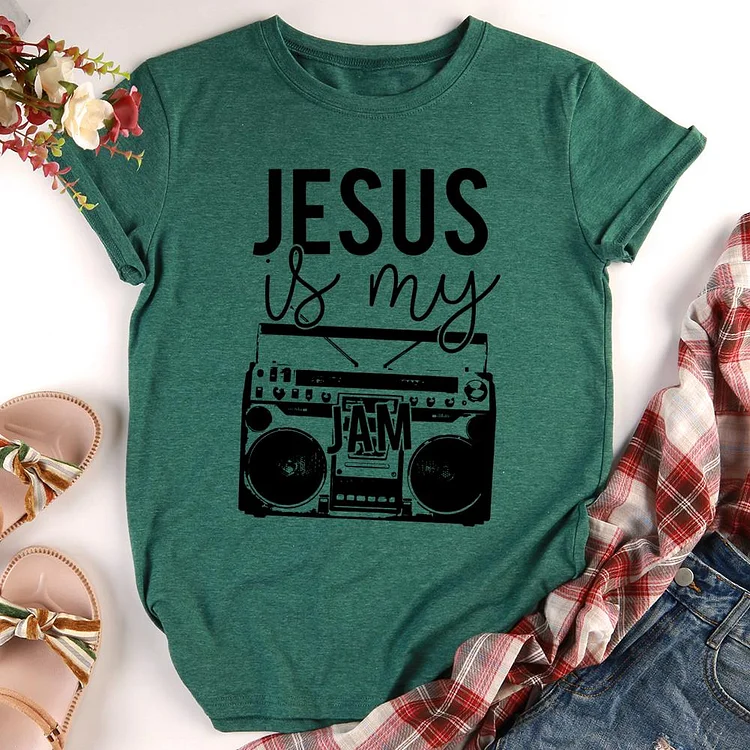 ANB -   Jesus is my Jam Retro Tee-011740