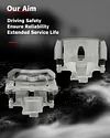 cciyu 19B2714 19B2715 Front Left & Right Brake Calipers With Bracket For Toyota For Avalon 2005-2007,For Toyota For Camry 2005-2006,For Toyota For Sienna 2004-2010,For Toyota For Solara 2004-2008