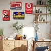 4pcs - Hot Oil Mix - Vintage Metal Signs(8*12Inch)
