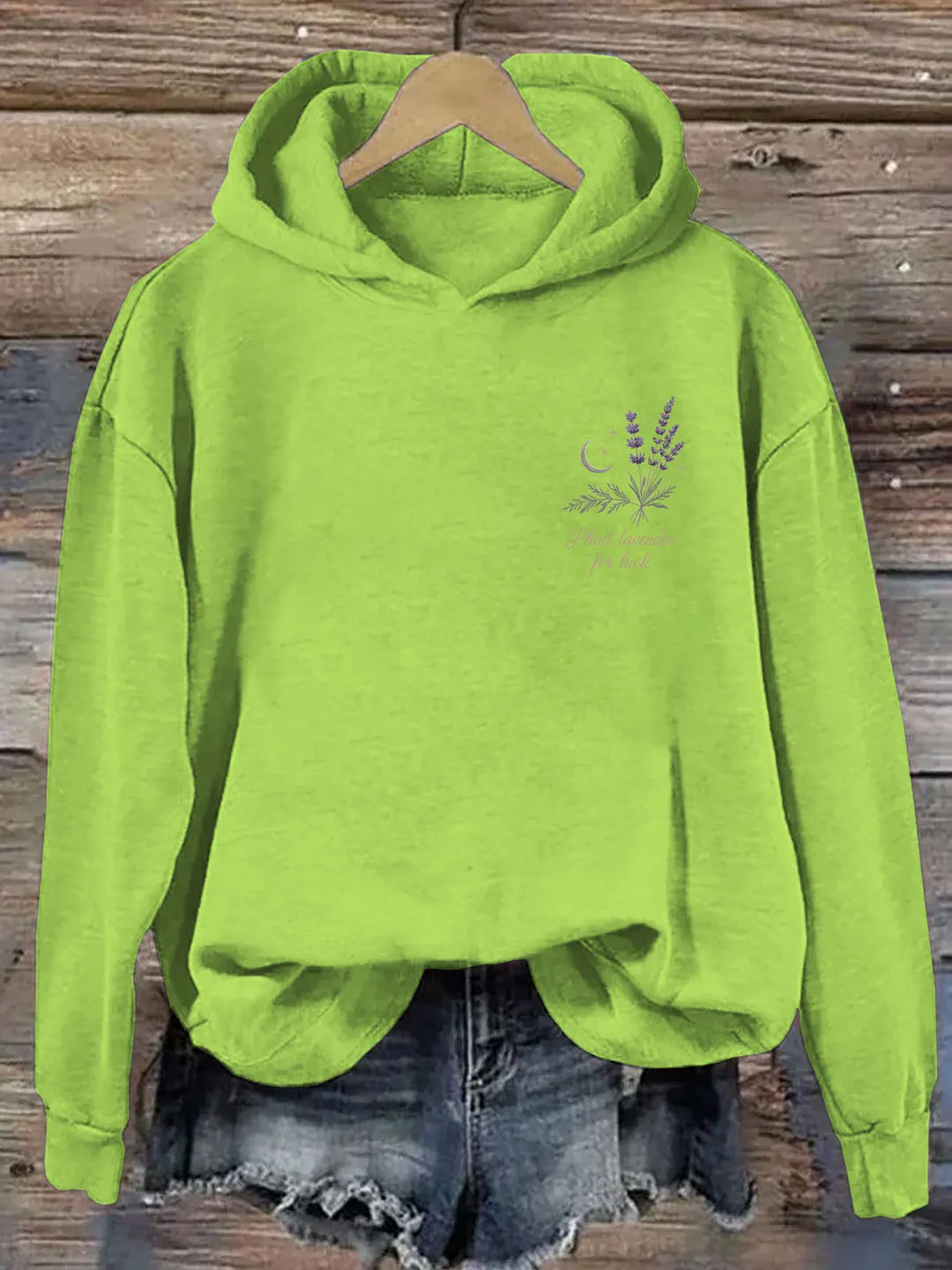 Plant Lavender For Luck Hoodie