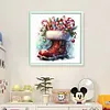 Christmas Boots-11CT Stamped Cross Stitch 50*50cm/19.69*19.69in tapestrymarket
