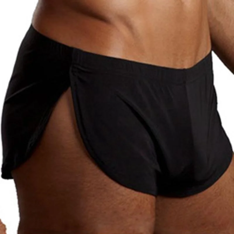 Aonga Men Underwear Boxer Homme Breathable Cuecas Masculinas U Convex Pouch Underpants Calzoncillos Hombre Slip Trunks shorts