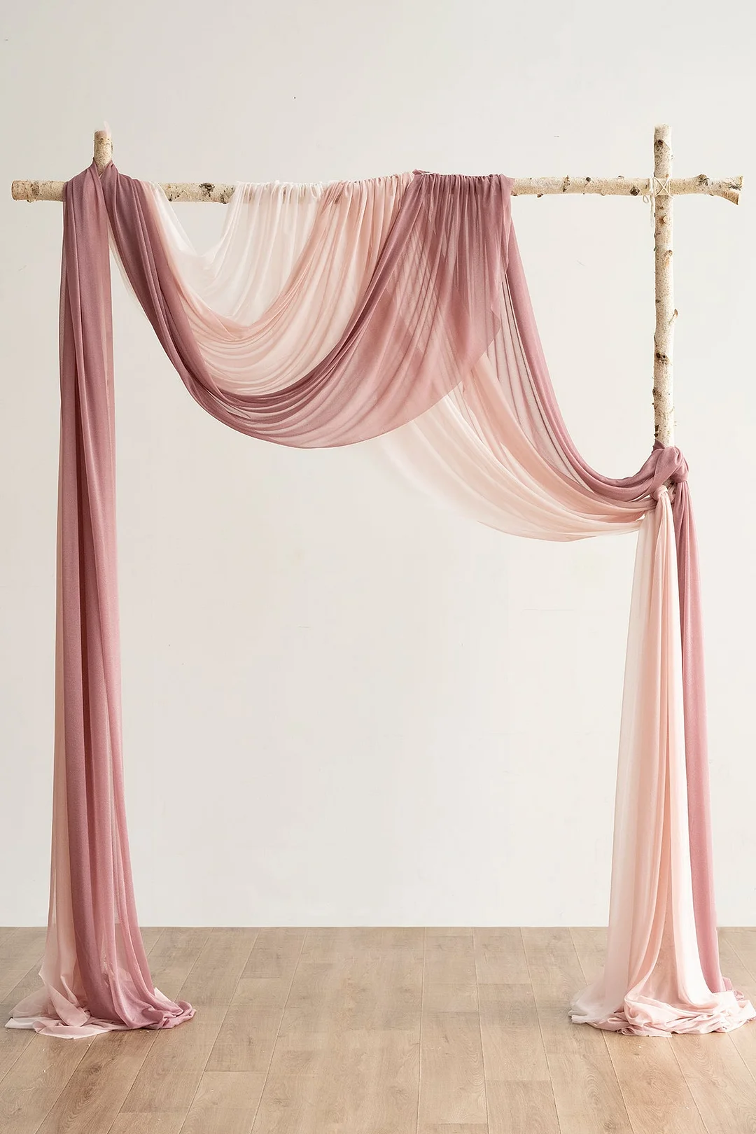 Easy Hanging Sheer Arch Draping (Set of 3) - 7 Colors