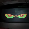 2Pcs LED Car Evil Eyes Warning Lamp USB Car Decoration Devil Eye Light for Truck