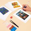 12pcs Famous Painting 5D DIY Square Drill Diamond Painting Kits for Adults Beginners Home Decor Diamonds Paintings Gem Art 5.91x7.09in