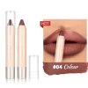 Nude Brown Lipliner Pen Waterproof Sexy Red Matte Contour Tint Lipstick Lasting Non-stick Cup Lipliner Pen Lips Makeup Cosmetic