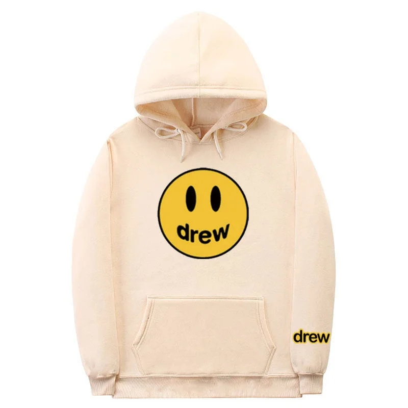 Unisex Drew Hoodie Justin Bieber Trendy Drew Smiley Face Sweatshirt