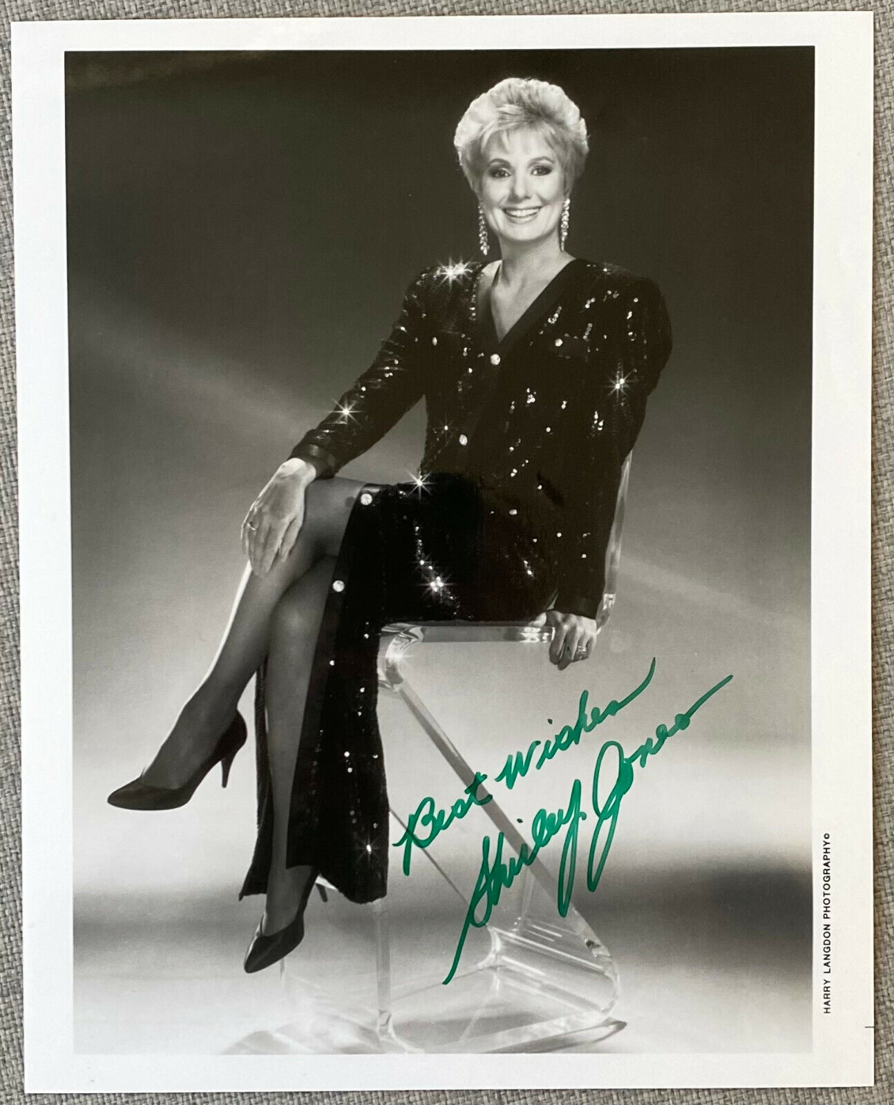 Shirley Jones Signed In-Person 8x10 B&W Photo Poster painting - Authentic, Partridge Family