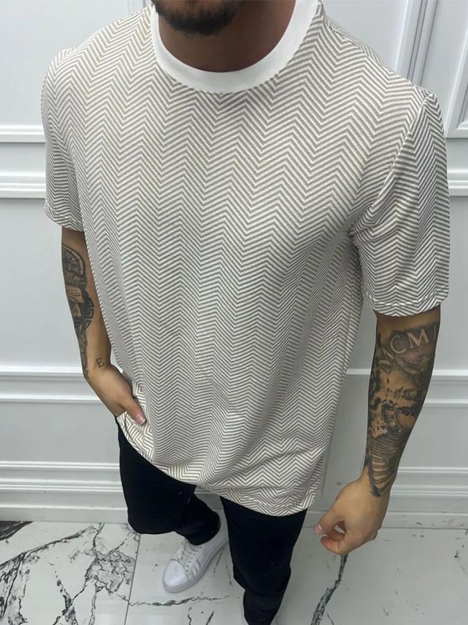 Men's Casual Print T-shirt 