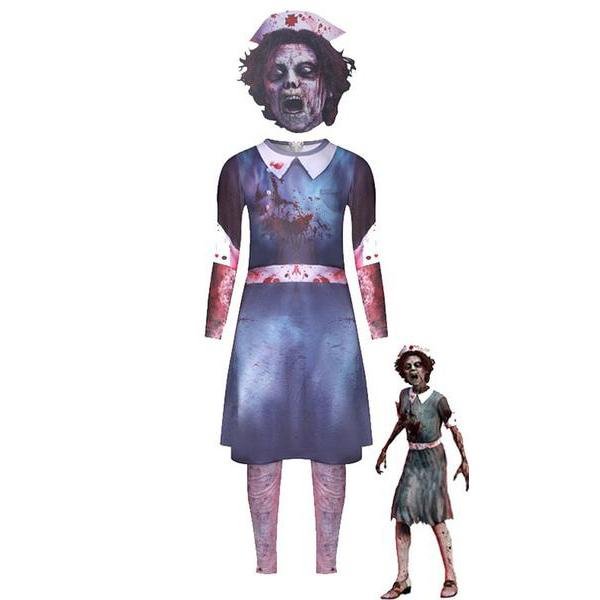 Little Nightmares the Teacher Cosplay Costume Jumpsuit with Mask Outfits