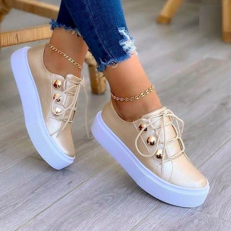 Elegant Round Toe Casual Ankle Comfortable Shoes