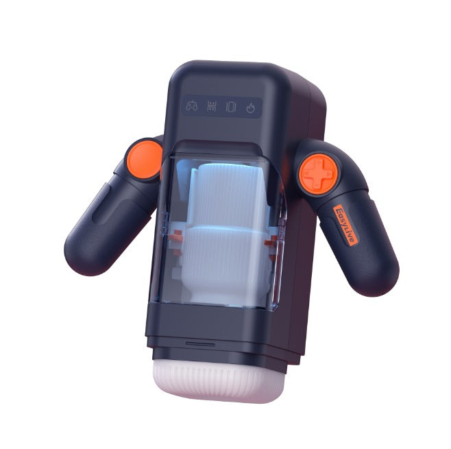 Classic Game Cup Telescopic Vibrating Heating Masturbator
